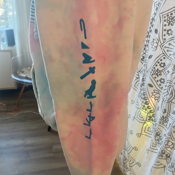 PacSun Tie Dye Rare Design Hooded Sweatshirt - Picture 4 of 6